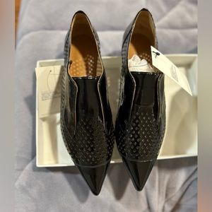 Phillip Lim Nancy Oxford flat brand new in black patent leather in size 39